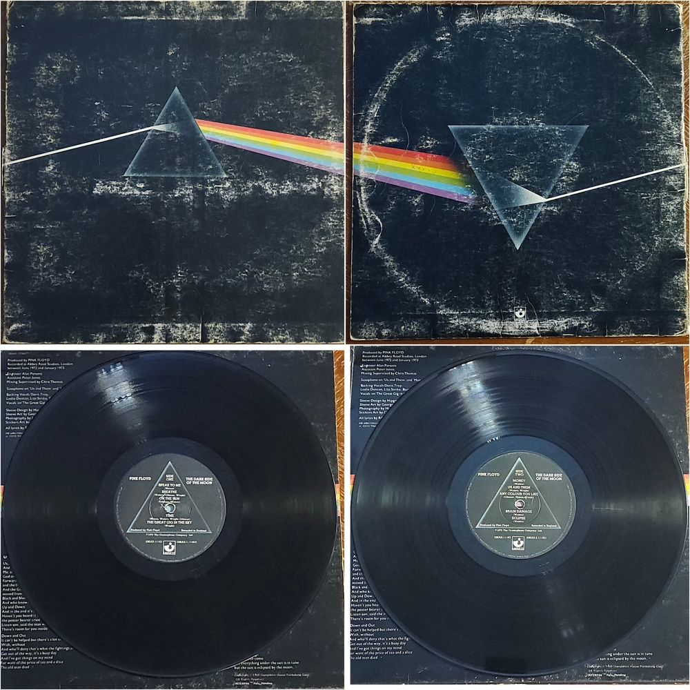 Pink Floyd The Dark Side Of The Moon (SMAS-11163) - Vinyl LP Record (1973) - VG+